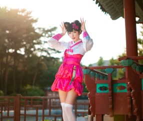 阿狸cos：这就是高丽风情九尾妖狐，你懂吗